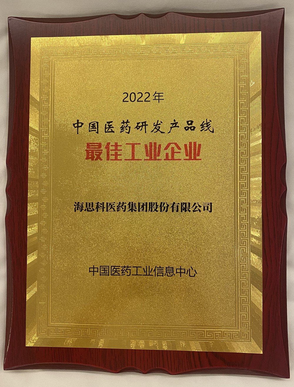 AG电投厅荣获中国医药研发产品线最佳工业企业